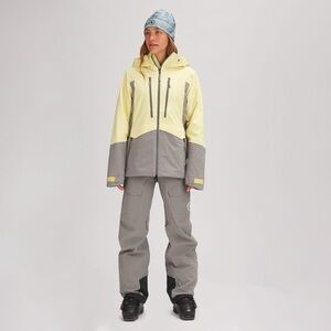 Women's Yellow and Gray Ski Jacket